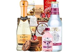 ANT & CHID Prosecco and Pink Gin and Tonic Combo Prosecco Wine Gift set for Her, A Birthday Gift Set for Women - The Best Friend Gift for Women