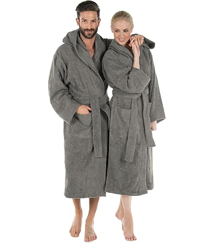 Top Handdoek - Unisex Badjas - Douchebadjas voor Heren of Dames - Badjas met Capuchon - 100% Katoen - 500g/m2 - Badstof Badjas, XXL