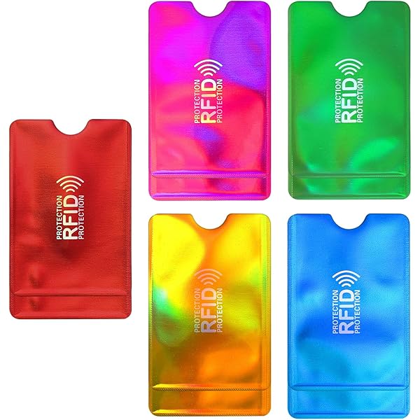 Kurtzy RFID Blokkerende Creditcard Bescherm Hoesjes (8 Pak