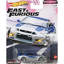 ミニカー HotWheels Fast & Furious skyline R33 R34 Fast & Furious supercar NISSAN SKYLINE GT-R HOT WHEELS HNR88