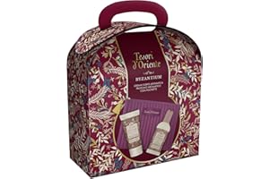 Tesori d'Oriente Set Regalo, Profumo Aromatico 100 ml e Crema Corpo 75 ml, Fragranza Byzantium, Confezione Regalo, Pochette