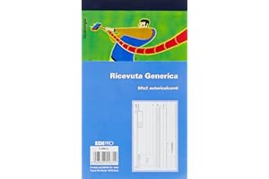 EDIPRO - E5563C - Blocco ricevuta generica 50x2 autoricalcante f.to 9,9x17