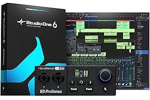 PreSonus Revelator io24, Interfaccia Audio USB-C, Per Streaming, Podcasting, Creatori di Contenuti e Produzione Musicale con Mixage Loopback Integrato ed Effetti, e Software