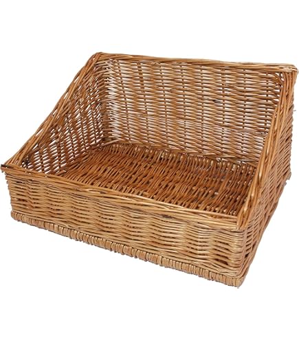 Backideen Regalkorb Klassisch Rechteckig, Braun, T 58cm X B 40cm X H 12cm