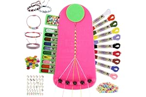 Exyvox Arti e mestieri per bambini dai 8 ai 12 anni,kit per la realizzazione di braccialetti dell'amicizia per ragazze,kit per la creazione di gioielli,regali di Natale per bambini