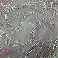 Iridescent Rainbow Crinkle Organza Fabric - 11 Colours See Description for Width - Half METRE