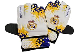 Real Madrid Gants de Gardien de But pour Enfants n° - Taille S (7-9 Ans)