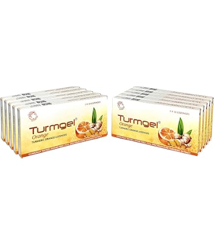 Buy Gelnova Laboratories Turmgel, Turmeric Lozenges, 10 X 5 (Pack