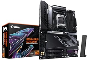 ‎GIGABYTE GIGABYTE B850 AORUS Elite WIFI7 Motherboard - AMD Ryzen 9000 Serie CPUs, 14+2+2 Phasen digitales VRM, bis zu 8200MHz DDR5 (OC), 1xPCIe 5.0 + 2xPCIe 4.0 M.2, 2,5 LAN, WiFi 7, USB 3.2 Gen 2x2