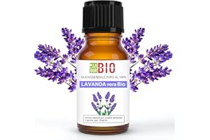 Lavanda vera Bio Aceite Esencial 100% Puro 10 ml - Uso Alimentario Terapeutico Cosmetico Aromaterapia - Laborbio