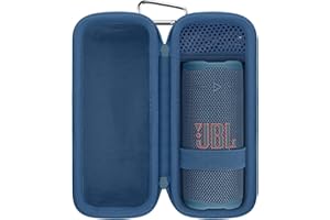 Khanka for JBL Grip Bluetooth Speaker Hard Case,Travel Carrying Storage Cover for JBL Grip Compact Bluetooth Speaker with Carabiner,Case Only (Blue)
