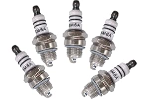BOOSTI Lot de 5 bougies d'allumage pour tronçonneuse Stihl Dolmar Husqvarna - Remplace NGK BPMR7A Dolmar 965603021 Bosch WSR6F Champion RCJ7Y RCJ6Y
