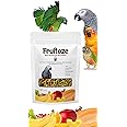 CONGO Natural Parrot Treat Bird Premium Fruitoze Fruit Pellets For Cockatoo, Macaw, African Grey, Amazon And Conure Parrots (1Kg), All Life Stages