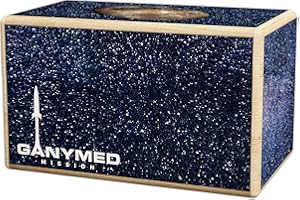 LOGICA GIOCHI Logica Juegos Art. Ganimedes - Rompecabezas de Madera - Caja Secreta 5 Pasos - Dificultad 2/6 Medio - Serie Star Adventures