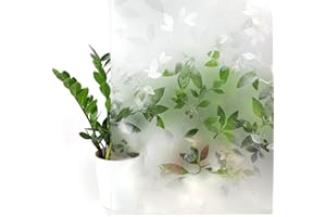 DecoMeister Lámina Adhesiva para Ventanas Vinilo Autoadhesivo Sin Pegamento para Cristales Película Estática para Cocina Papel Decorativo para Mampara Proteccion de Privacidad En Rollo 45 x 240 cm