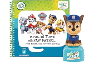 LeapFrog Leapstart Reading Buddies: Around Town With PAW Patrol, PAW Patrol Book, Educational & Interactive Fun, Compatible With LeapStart Systems, For Ages 3, 4, 5+ Years, English Version