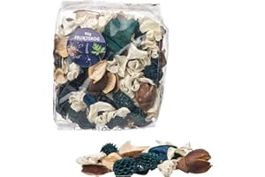 PROTUNING FRUKTSKOG Scented Potpourri, 90 g, Vetiver & Geranium/Black-Turquoise