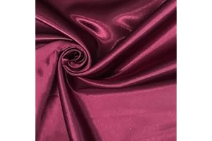 Panini Tessuti, Tessuto Raso Lux Tinta Unita Venduto al Metro, 1 qtà = 100 cm; 2 qtà = 200 cm - Creazioni sartoriali e Abbigliamento