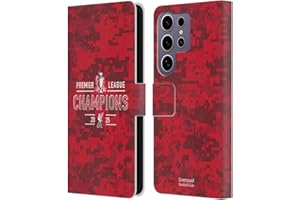 Head Case Designs Officially Licensed Liverpool Football Club Digital Camouflage 2025 Premier League Champions Leather Wallet Case Compatible With Samsung Galaxy S25 Ultra