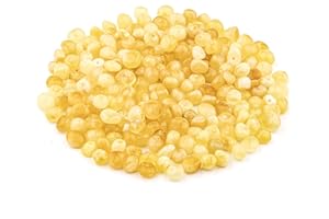 Amber Polished Beads – 100% Natural Baltic Stone 5-6mm Baroque Style Loose with Drilled Holes Multiple Colors - Amber Culture