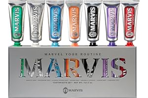 Marvis Set con 7 tubetti di dentifricio, 175ml (7 x 25ml)