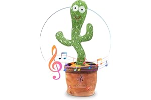 Ava's Toys Dancing Cactus Voice Recorder Baby Toys - Plush Toys Singing Cactus Toy,Toys- Repeat What You Say Talking Cactus