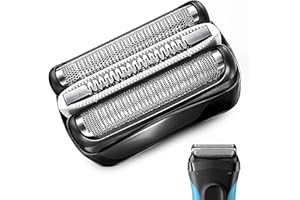 MONILOLY 32B Têtes de Rasoir Compatible avec Braun serie 3, Tete de Rasoir Électrique Homme, pour Series 3 Rasoir Électrique 320s 340s 360s 380s 3000s 3010s 3020s 3030s 3040s