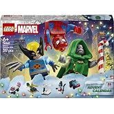 LEGO | Marvel Advent Calendar 2026 - Countdown to Christmas for 6+ Year Old Boys - 24 Surprises Inc. Toy Car - 6 Minifigures