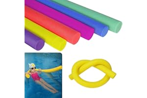 ASAB Swimming Pool Noodle | Swim Aid, Aqua Aerobics, Exercise Noodle | Float Aid Vertical | Flexible, Soft & Durable Foam Sticks | Support For Kids and Adults Training Swim Noodle