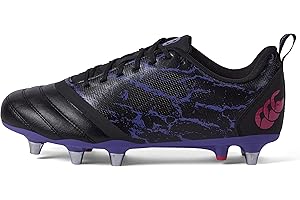 Canterbury Stampede Pro Team Soft Ground Rugby Boots, Botas Cortas al Tobillo Hombre