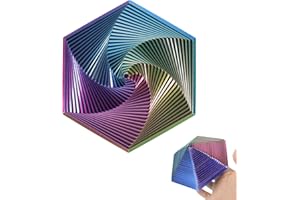 ​Maslasee Fidget Toys​​ for Adults Kids 13cm ​​3D Printed​​ Hexagon ​​Fidget​​, ​​Stress Relief Toys Adults​​ Anti-Anxiety Sensory Toy
