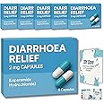 Diarrhoea Relief (6 Pack) Generic Loperamide Hydrochloride GSL, TDY Bundle Including Diarrhoea Causes & Relief Guides + Stool Chart & Recording Chart