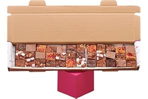 Simply Cake Co. - Brownie and Bakes Bites - 36 Piece - Favourite Flavours - Delicious Selection - Homemade Chocolate Brownies - Gooey & Indulgent - Luxury Treats - Flavourful