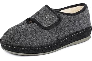 Schawos Damskie kapcie filcowe, model Johanna, wysokiej jakości pantofle na zimę, anatomiczna wkładka, aktywna amortyzacja pięty, ciepła podszewka