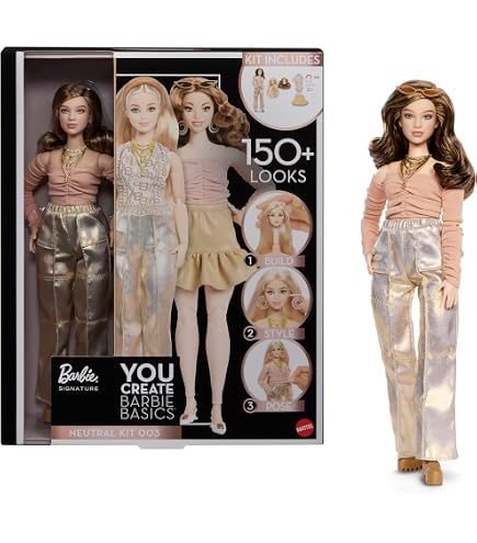 Barbie Distributeur Mode Avec Accessoires – 13 Compartiments, Manivelle – Poupée Non Incluse