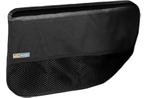 Kurgo Car Door Guard, Dog Car Door Protector, Easy Installation, Waterproof & Stain-Resistant, 2-Pack, Black