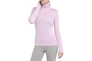 TCA Warm-Up da Donna Maglia a Collo Alto da Corsa Termica a Maniche Lunghe