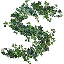 Ghirlande di Edera Artificiale per Natale 24 pz Verde 200 cm 359074