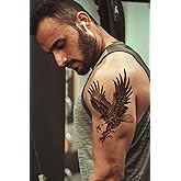 BearPear Eagle Tattoo, Eagle Temporary Tattoo Tattoo, Unisex Tattoo, Arm Tattoo, Shoulder Tattoo, Body Tattoo, Temporary Tattoo
