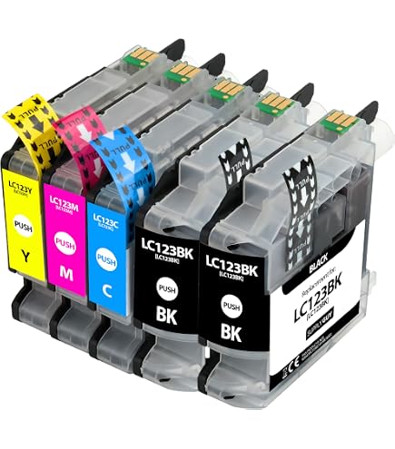 4x cartucce vuote per Brother MFC-J6710 MFC-J6510 MFC-J6510DW MFC-J6710DW