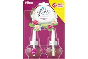 Glade - Set de 2 Recambios para Ambientador Eléctrico Líquido con Aceites Esenciales, Aroma Relax Zen, hasta 100 Días (Pack de 3)