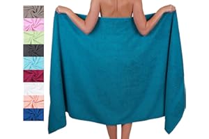 ‎BETZ Betz Badetuch XXL 100x200 cm 100% Baumwolle – Weiches Frottee Saunatuch & Strandtuch – Pflegeleicht & saugstark – Palermo Serie – Farbe Petrol