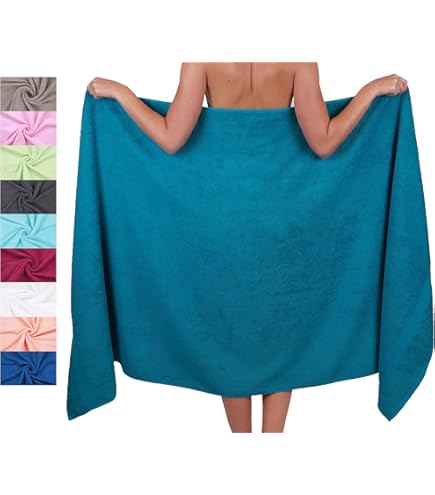 Betz Premium handdoekenset - 6-delige handdoekenset - 2x douchehanddoeken - 4x handdoeken - 50x100 cm - dennengroen
