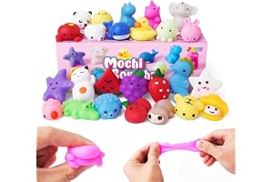 JOYIN Mochi Squishy Toys set, present barnfödelsedag för barn 25 stycken