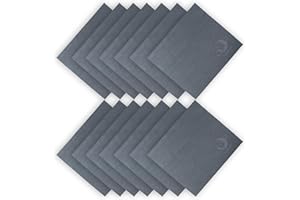 ‎XCDHEMDE Xcdhemde ściereczki do okularów do czyszczenia 14 sztuk 20x21cm, ściereczki z mikrofibry do okularów, supermiękkie i wielokrotnego użytku, do czyszczenia okularów, telefonów, aparatów i ekranów(szary)