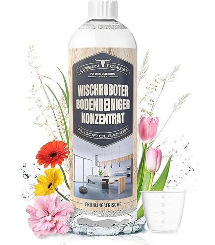 Nettoyant Sol Concentré 1L Pour Robot Laveur - Parfum Rose - EQM ECO-217