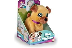 Club Petz Mini Walkiez Shepard, Plüsch Hund, mit Funktionen und Geräuschen, Rufe Sie und Gehen mit dir Spazieren, Spielzeug für Mädchen und Kinder ab 12 Monaten und älter
