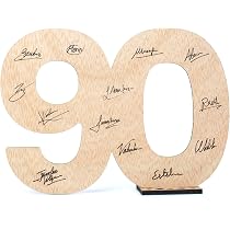 Biglietto di auguri floreale per il 90° compleanno: regalo stampabile per un traguardo importante (PDF 5x7) - Italia