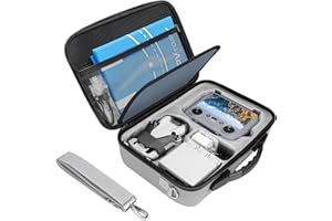 FPVtosky Sac pour DJI Mini 4 Pro, Étui de Voyage Portable, Sac de Transport Compact avec Sangle pour DJI Mini4 Pro Fly More Combo - Drone Valise Mini 4Pro RC 2 Rangement Accessoires