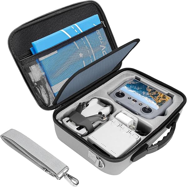 Sac De Transport étanche Pour DJI Mini 5 Pro - Compatible RC-N3 Et RC2 - Protection Anti-choc - Gris